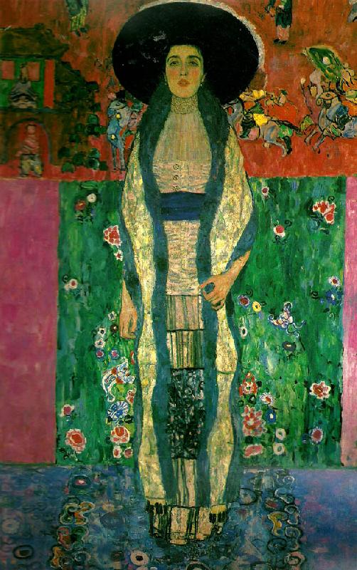 Gustav Klimt portratt av adele bloch-bauer,